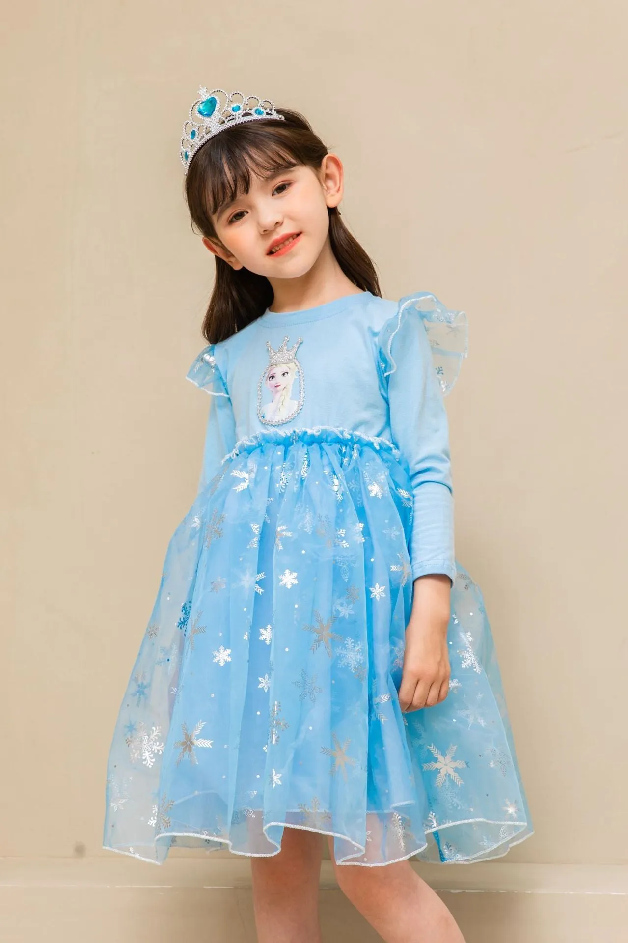 Fancydresswale princess Elsa frozen costume for Girls