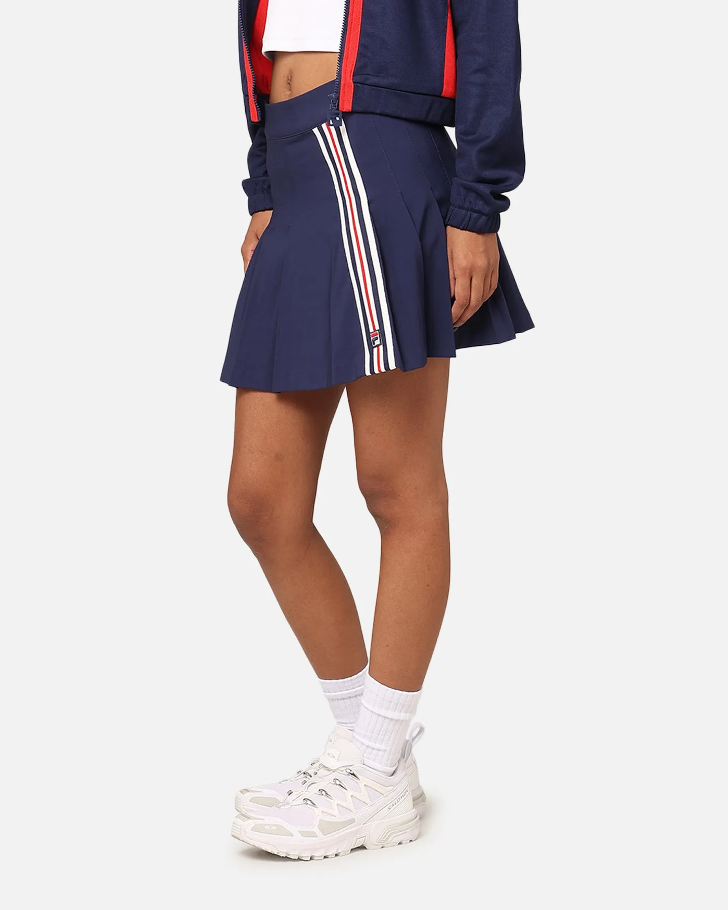 Fila Women's Terry Striped Mini Skirt Fila Navy/Fial