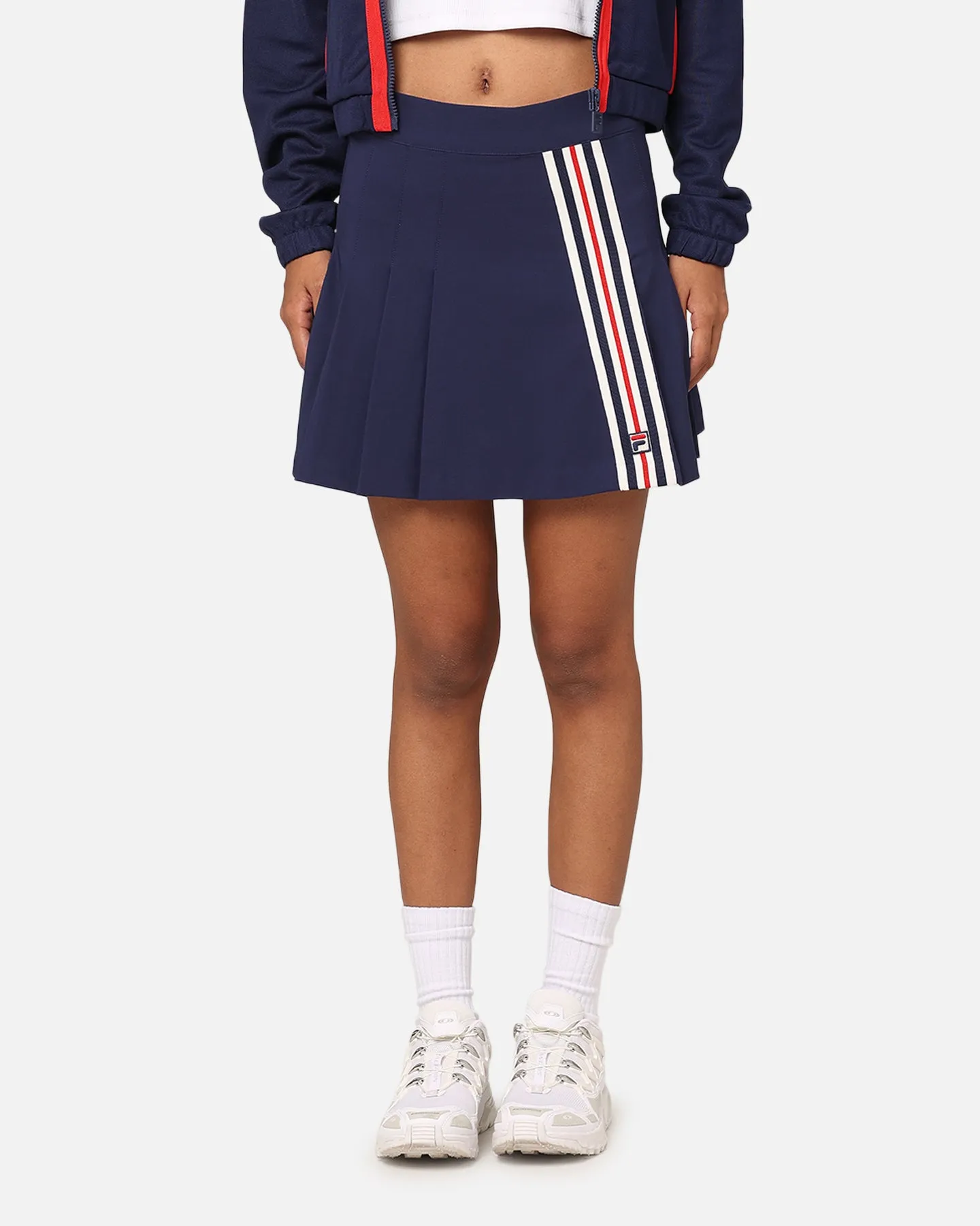 Fila Women's Terry Striped Mini Skirt Fila Navy/Fial