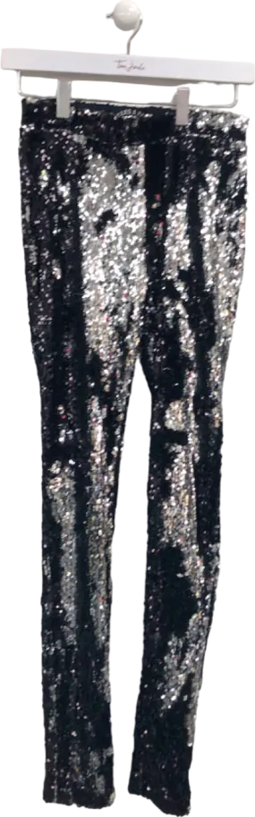 Filles A Papa Black Sequin Trousers XS