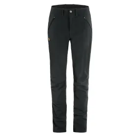 Fjallraven Womens Abisko Stretch Trousers Short Leg Black