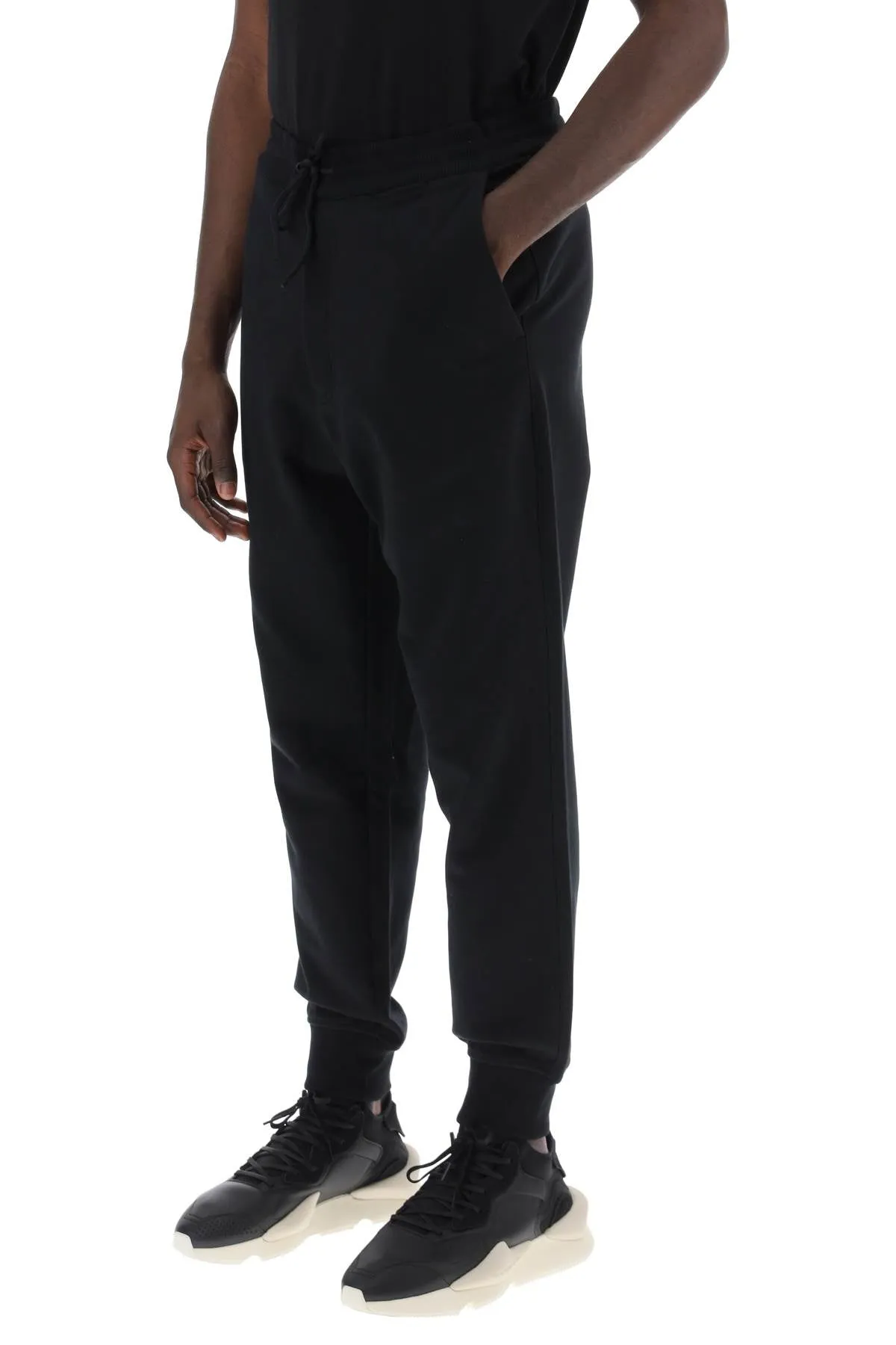 french terry cuffed jogger pants