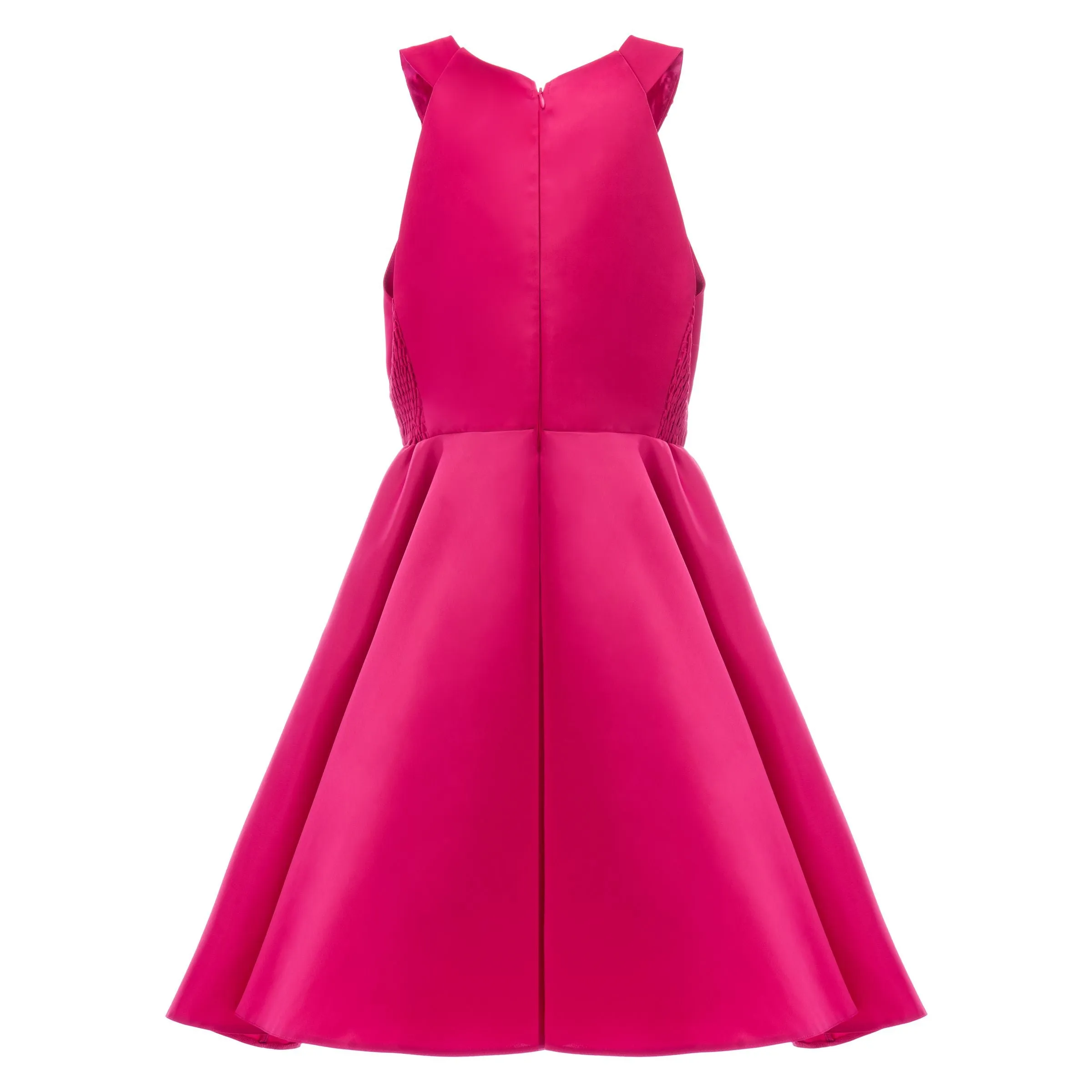 Fuchsia Cardona Pearl Halter Dress