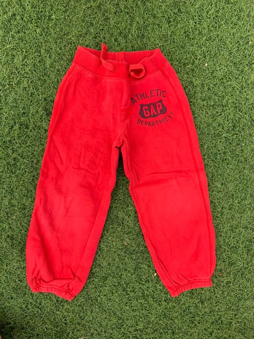 Gap red joggers size 6years