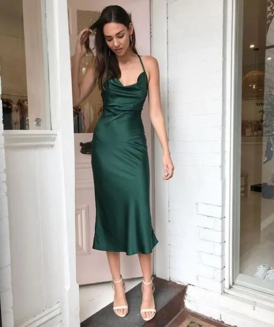 Green prom dress Wedding Guest Dresses        fg1900