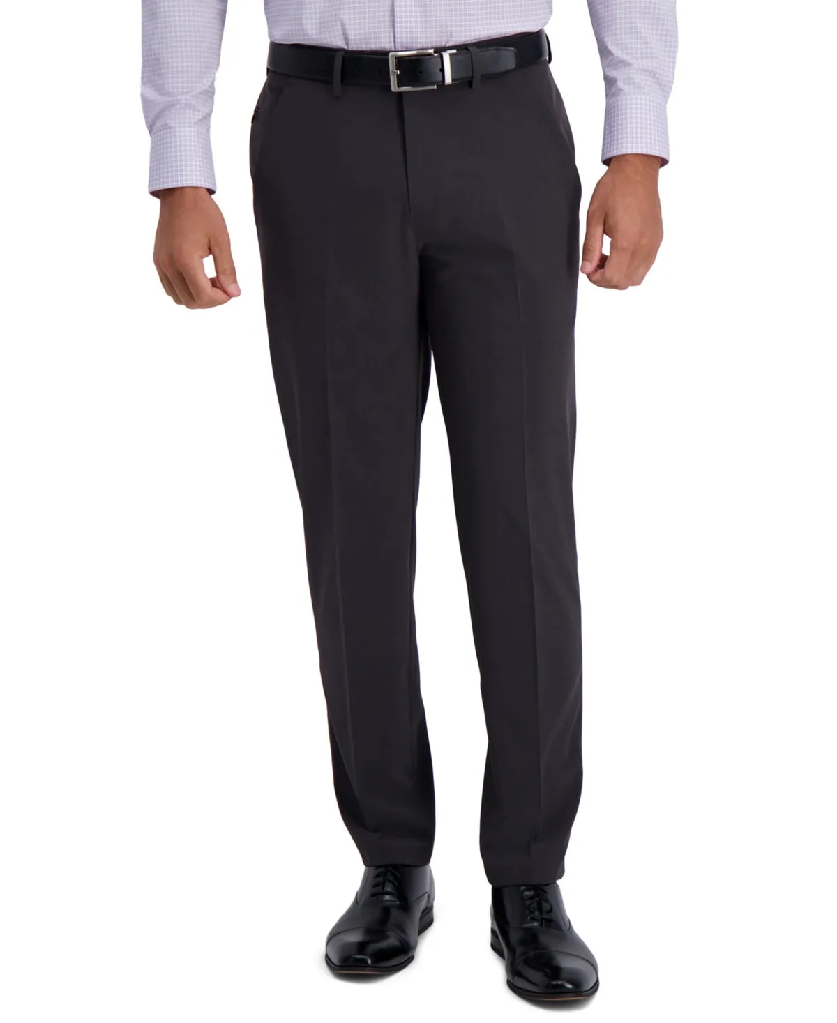 Haggar Men’s Active Series Extended Tab Slim Fit Dress Pant