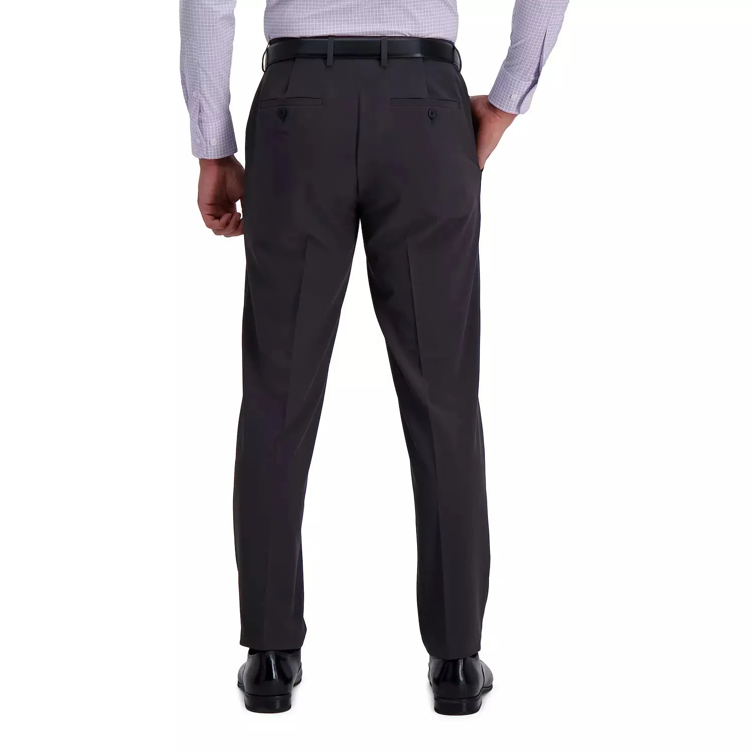 Haggar Men’s Active Series Extended Tab Slim Fit Dress Pant