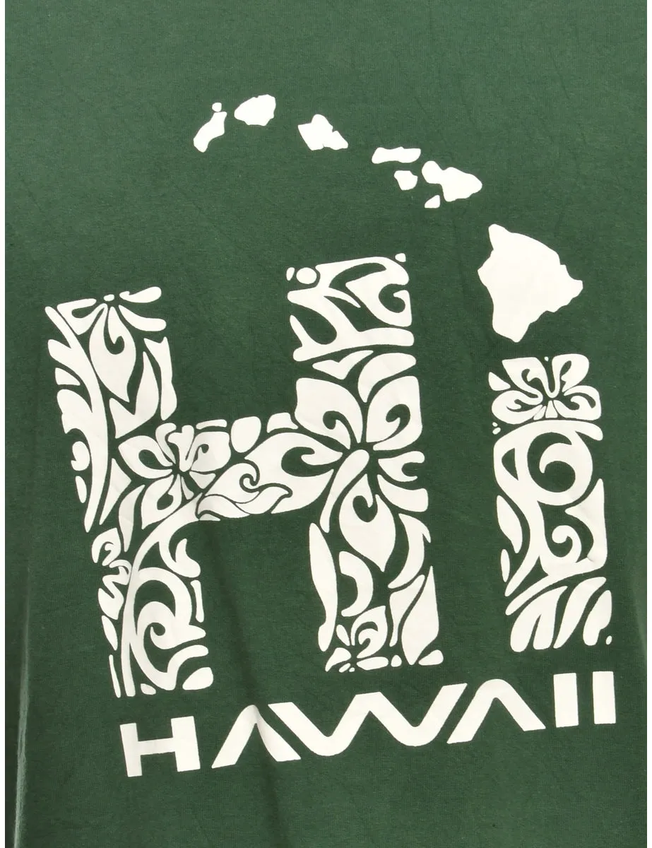 Hawaai Printed T-shirt - L