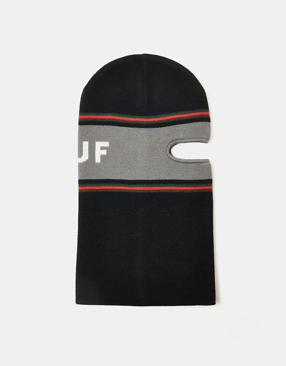 HUF Mutli Rib Balaclava - Black