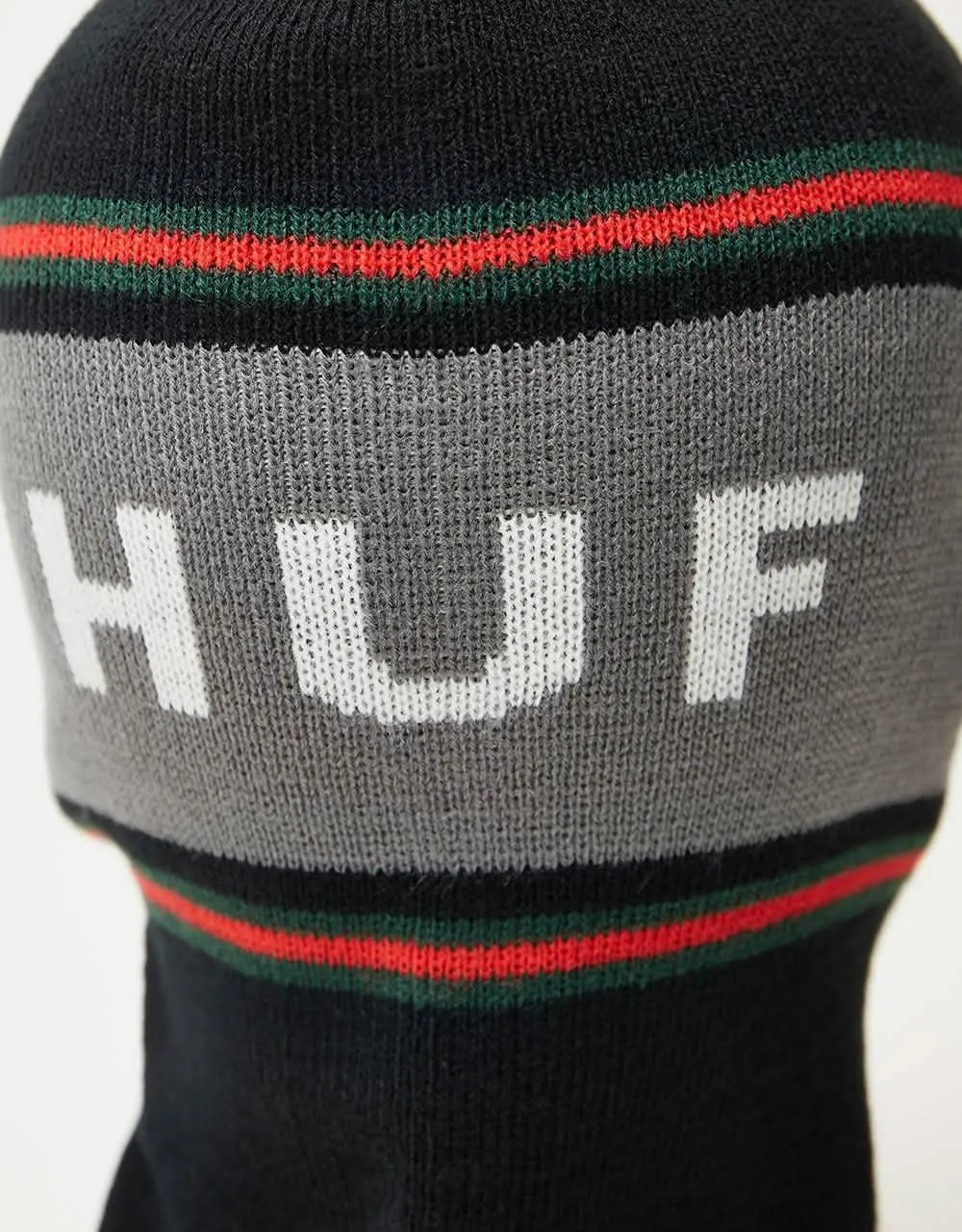 HUF Mutli Rib Balaclava - Black