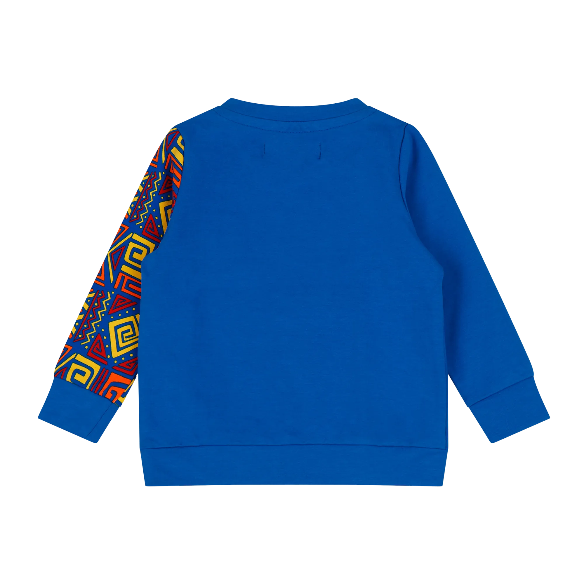 Infant Crewneck Sweatshirt and Jogger Pants Set - Blue Multicolor