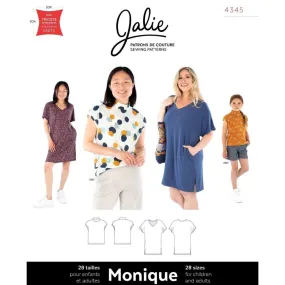 Jalie Sewing Patterns Monique Dress and Top