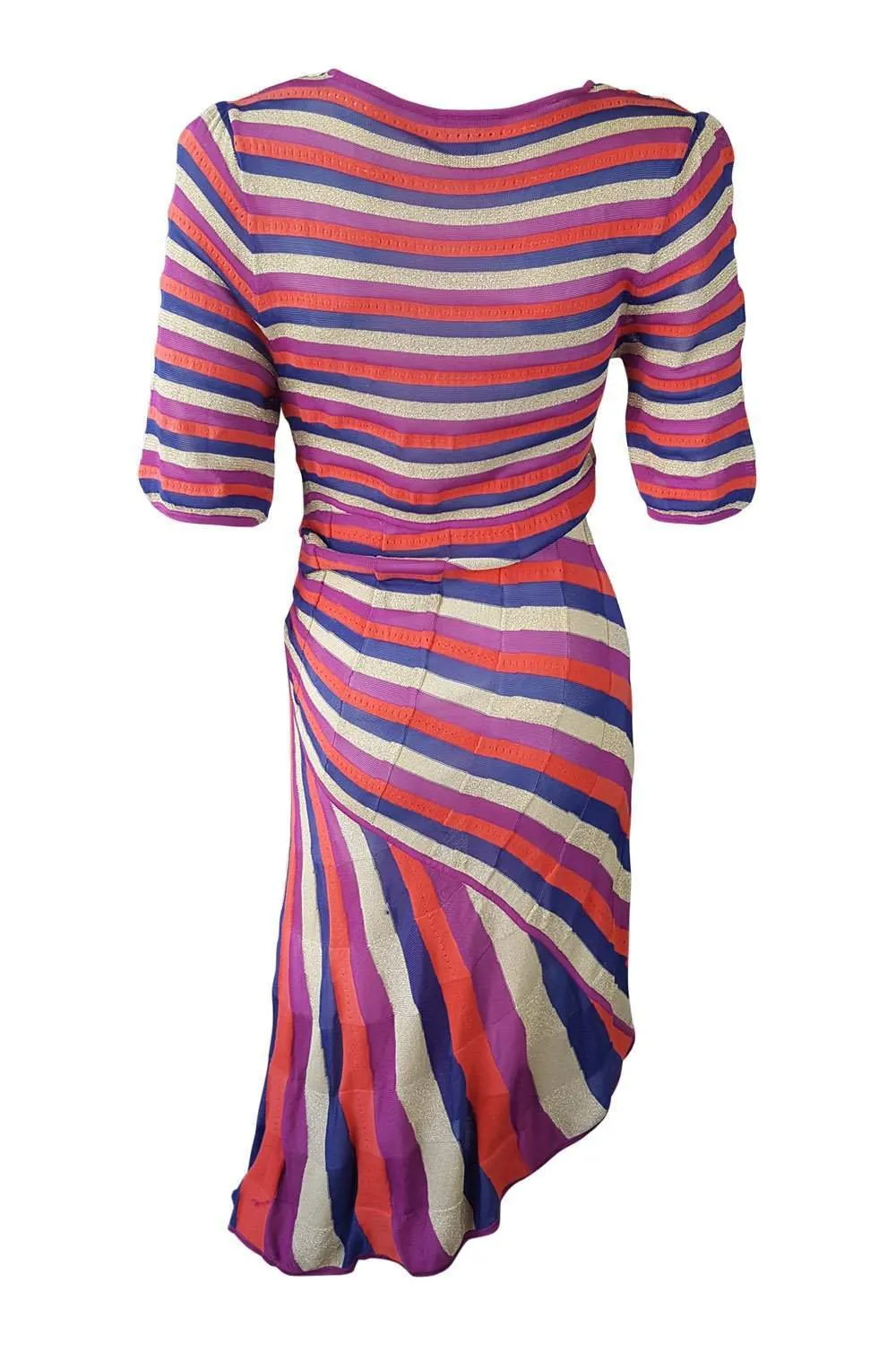 KAREN MILLEN Multi Coloured Asymmetric Dress Cardigan Set (4)