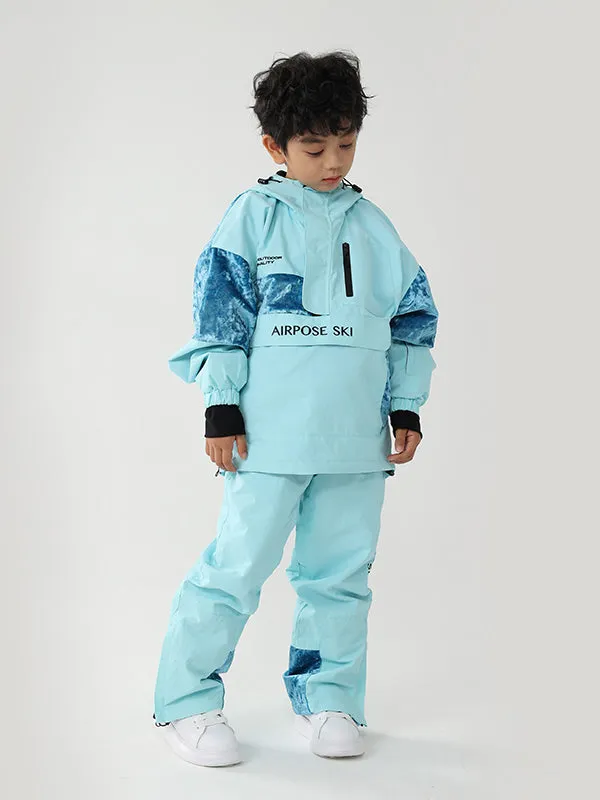 Kid's Air Pose Floral Cargo Snow Jacket & Pants