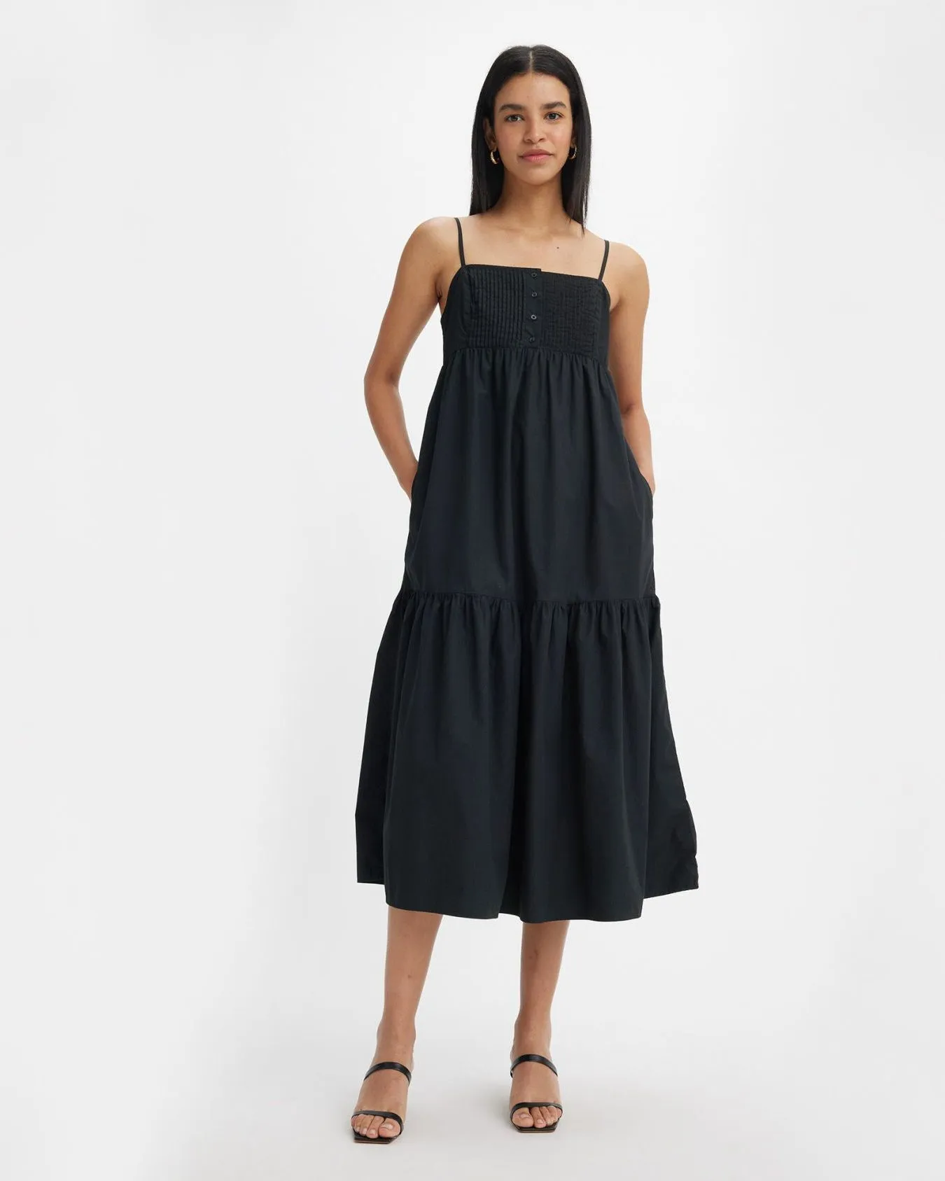 Levi's® Womens Tiered Issa Dress - Caviar