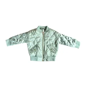 Light Sage Kid's Bomber Jacket