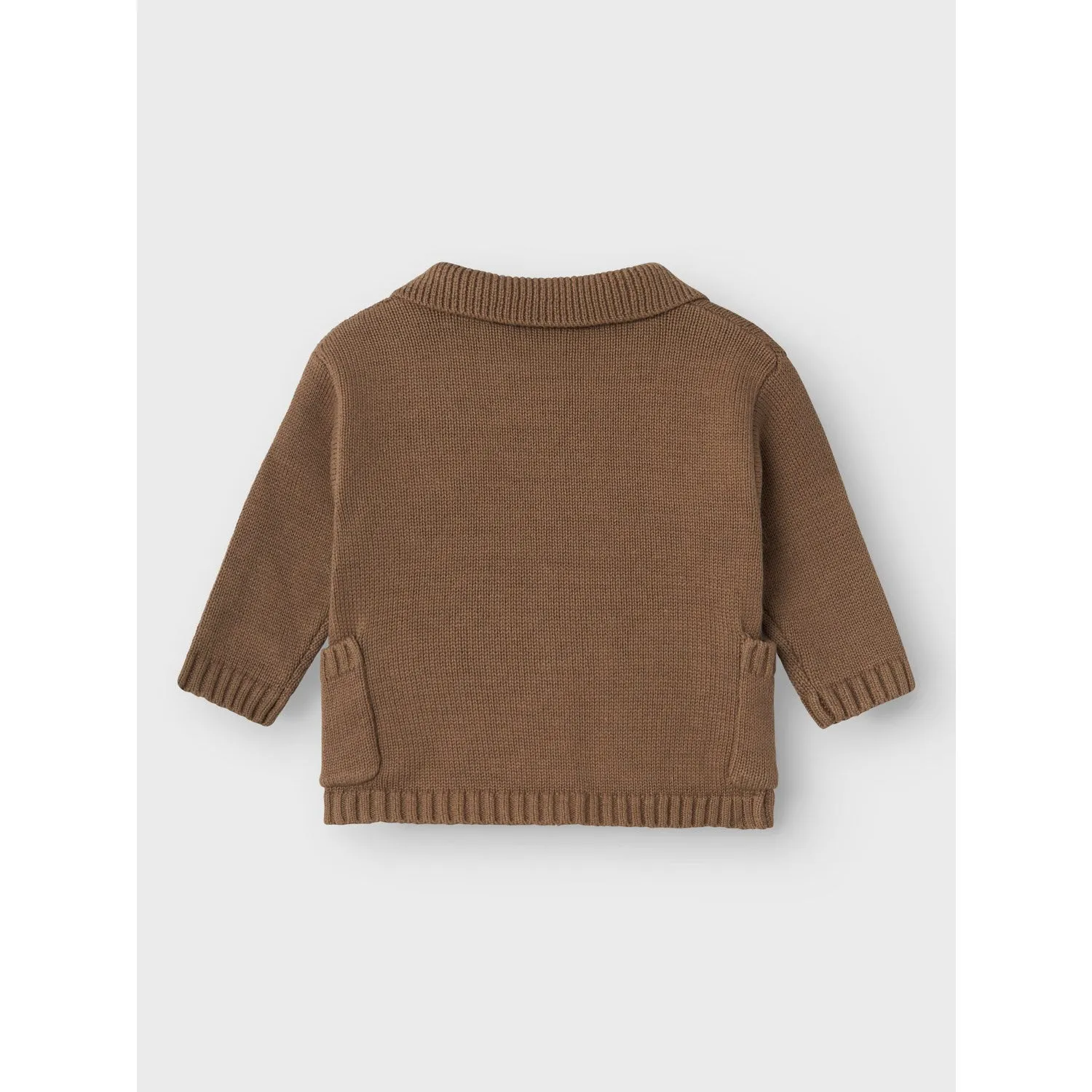 Lil'Atelier Shitake Theo Loose Knit Cardigan