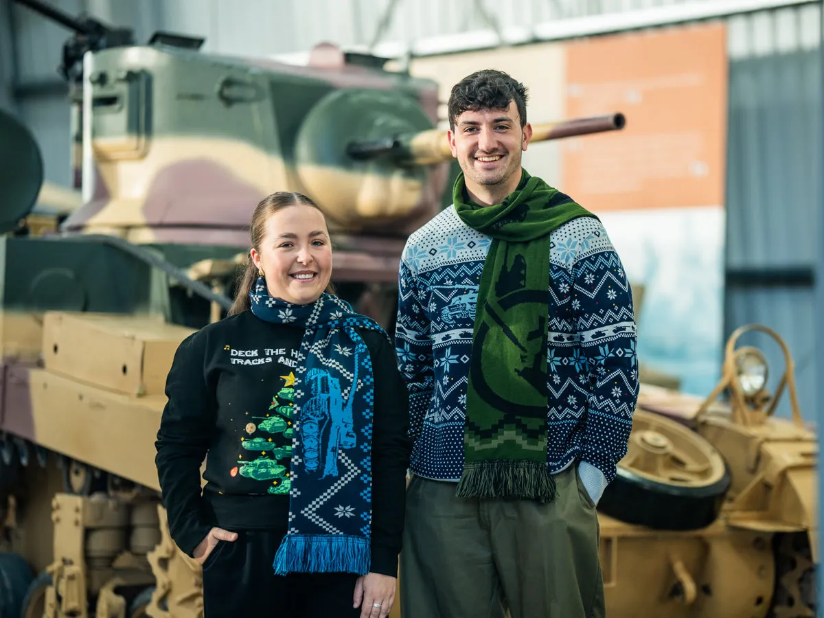 Limited Tank Museum Winter Tanks Scarf Green