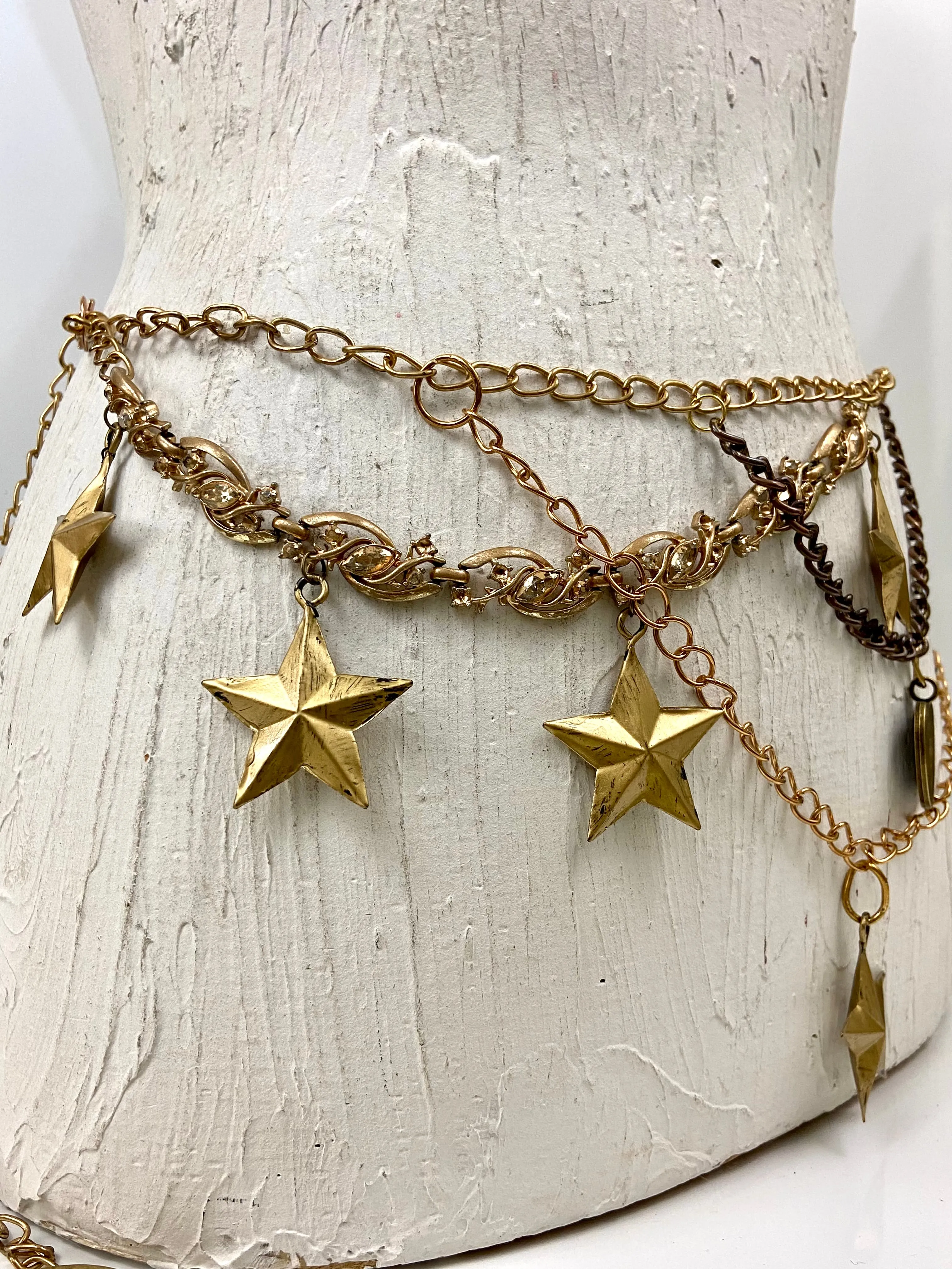 Little stars chain belt