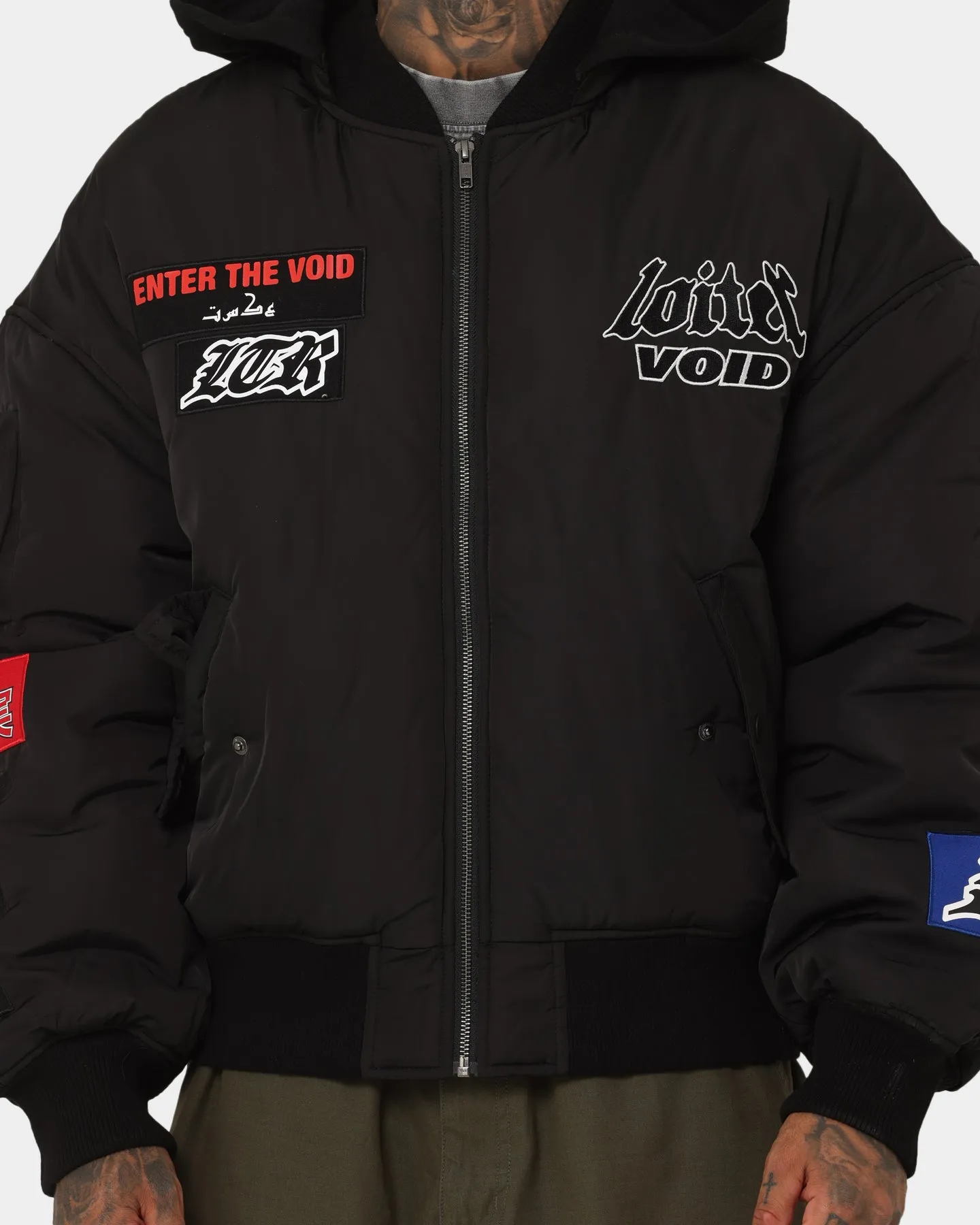 Loiter Void Bomber Jacket Black