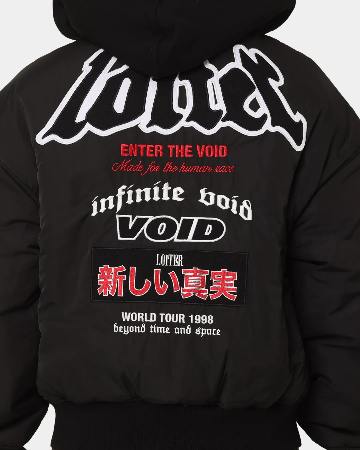 Loiter Void Bomber Jacket Black