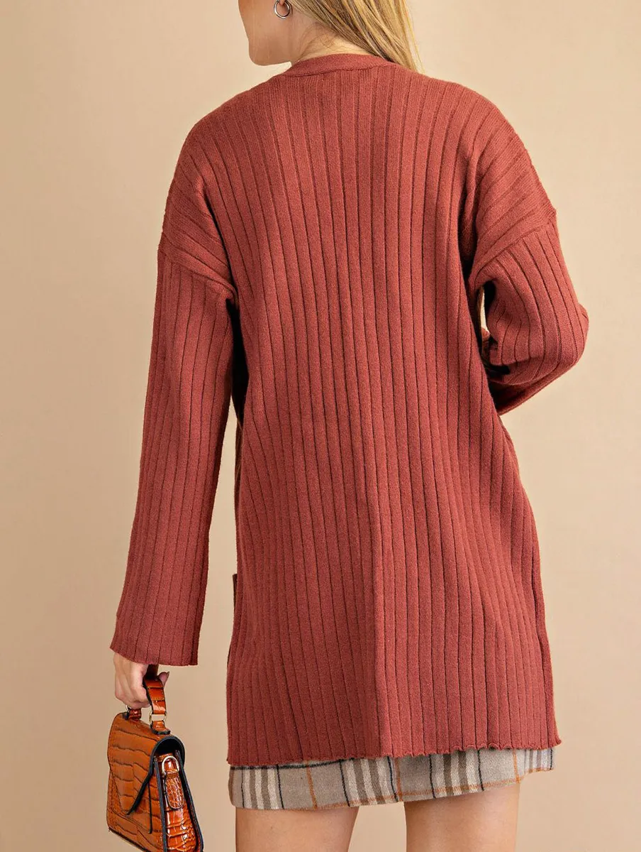 Lovely Life Ribbed Cardigan