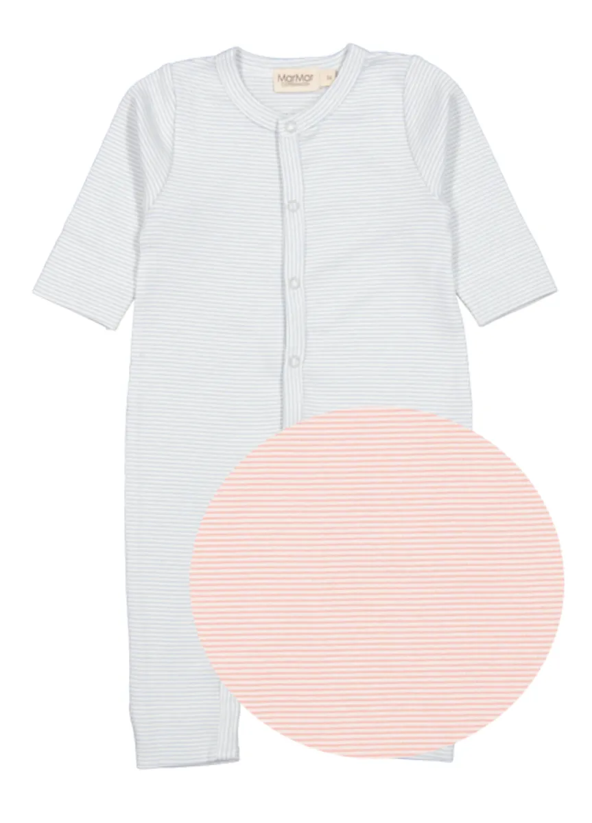 MAR Striped Romper Onsie in Pink