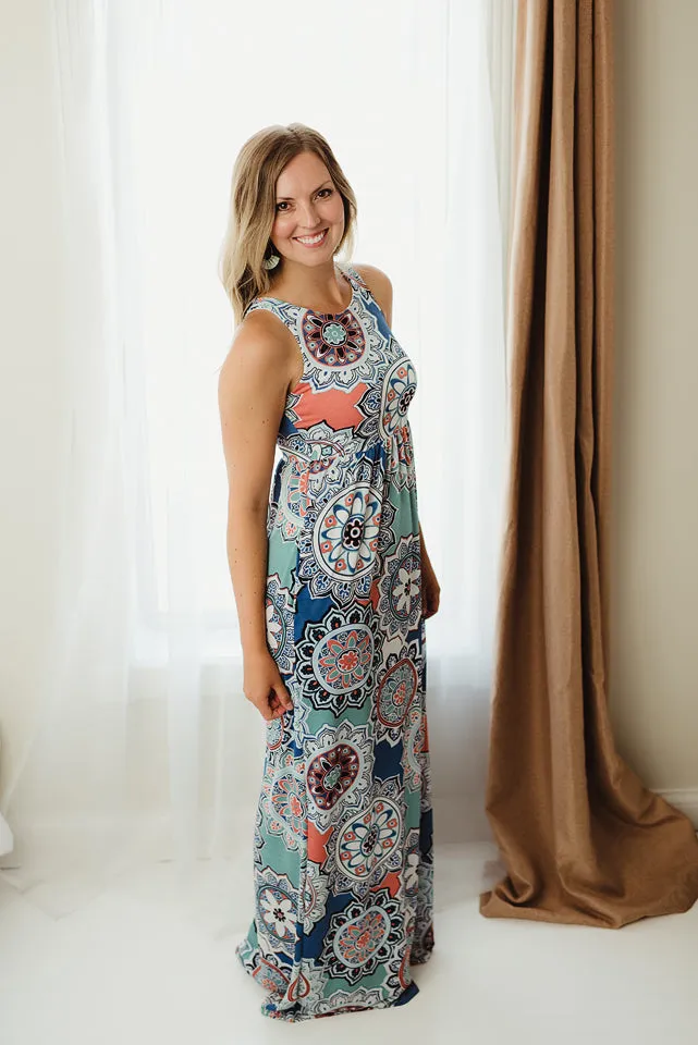 Medallion Maxi Dress