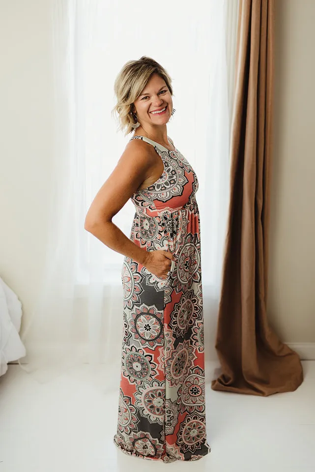 Medallion Maxi Dress