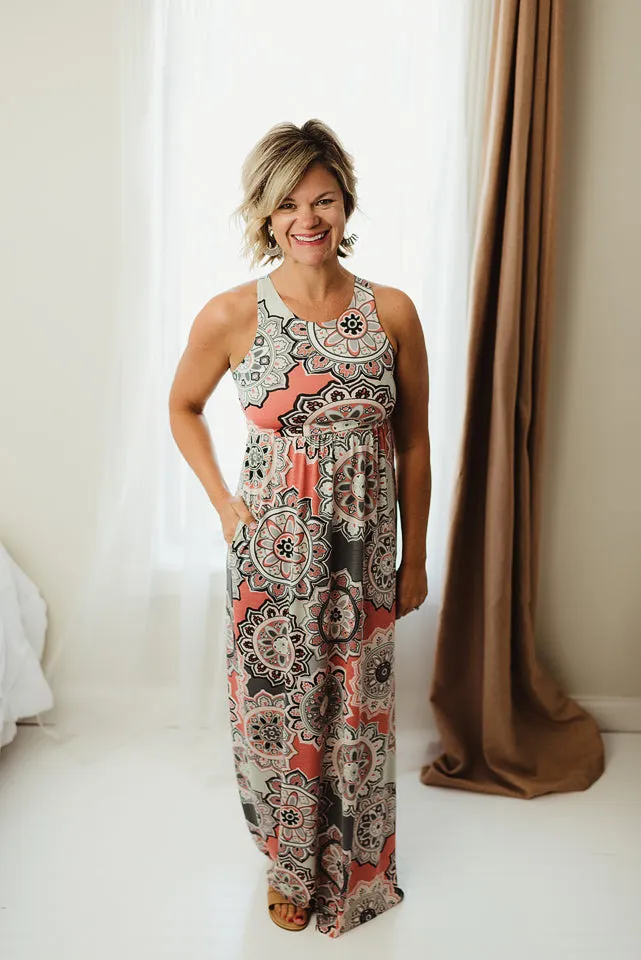 Medallion Maxi Dress