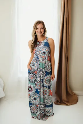 Medallion Maxi Dress