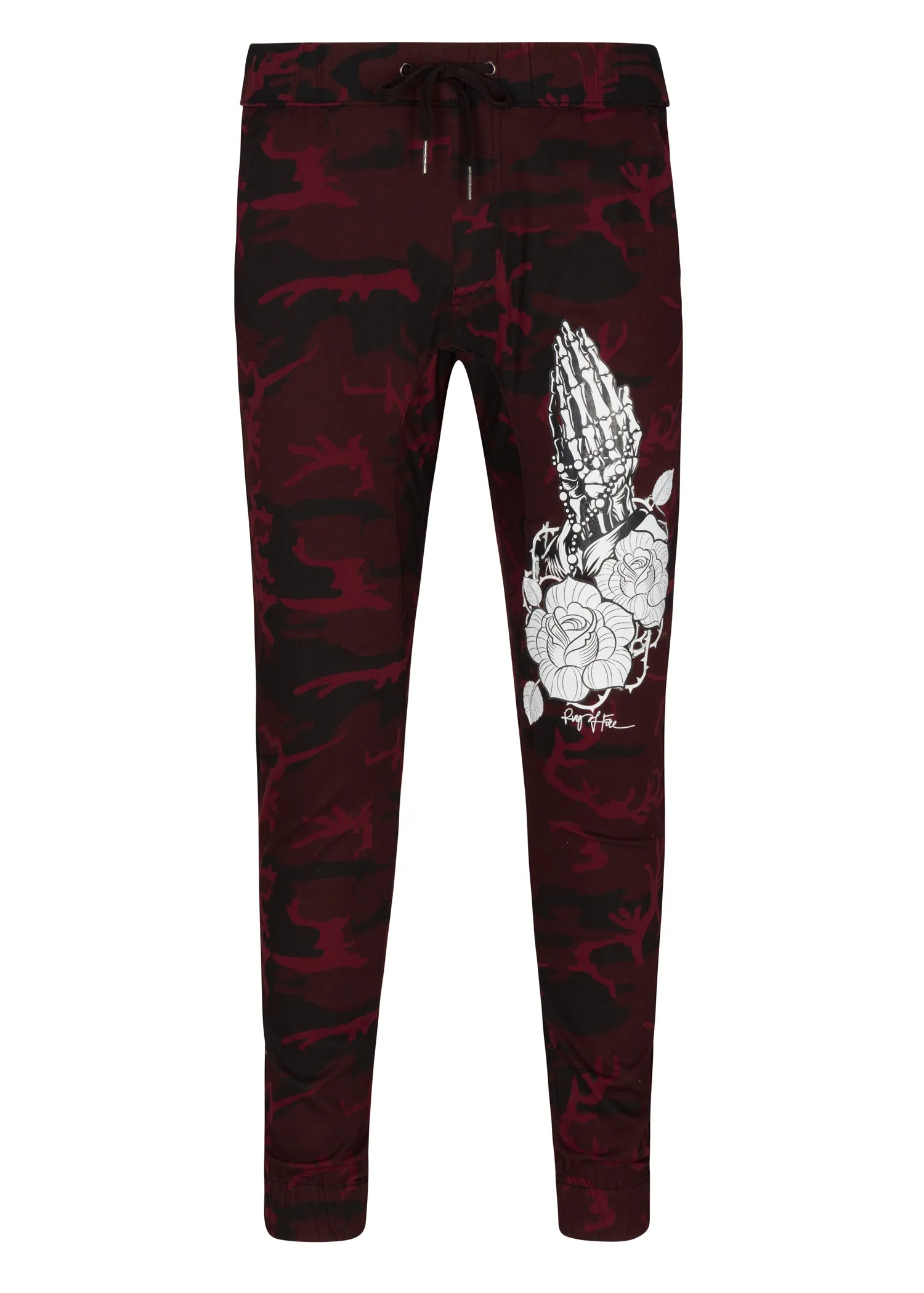 MEN'S PRINTED KNIT JOGGERS