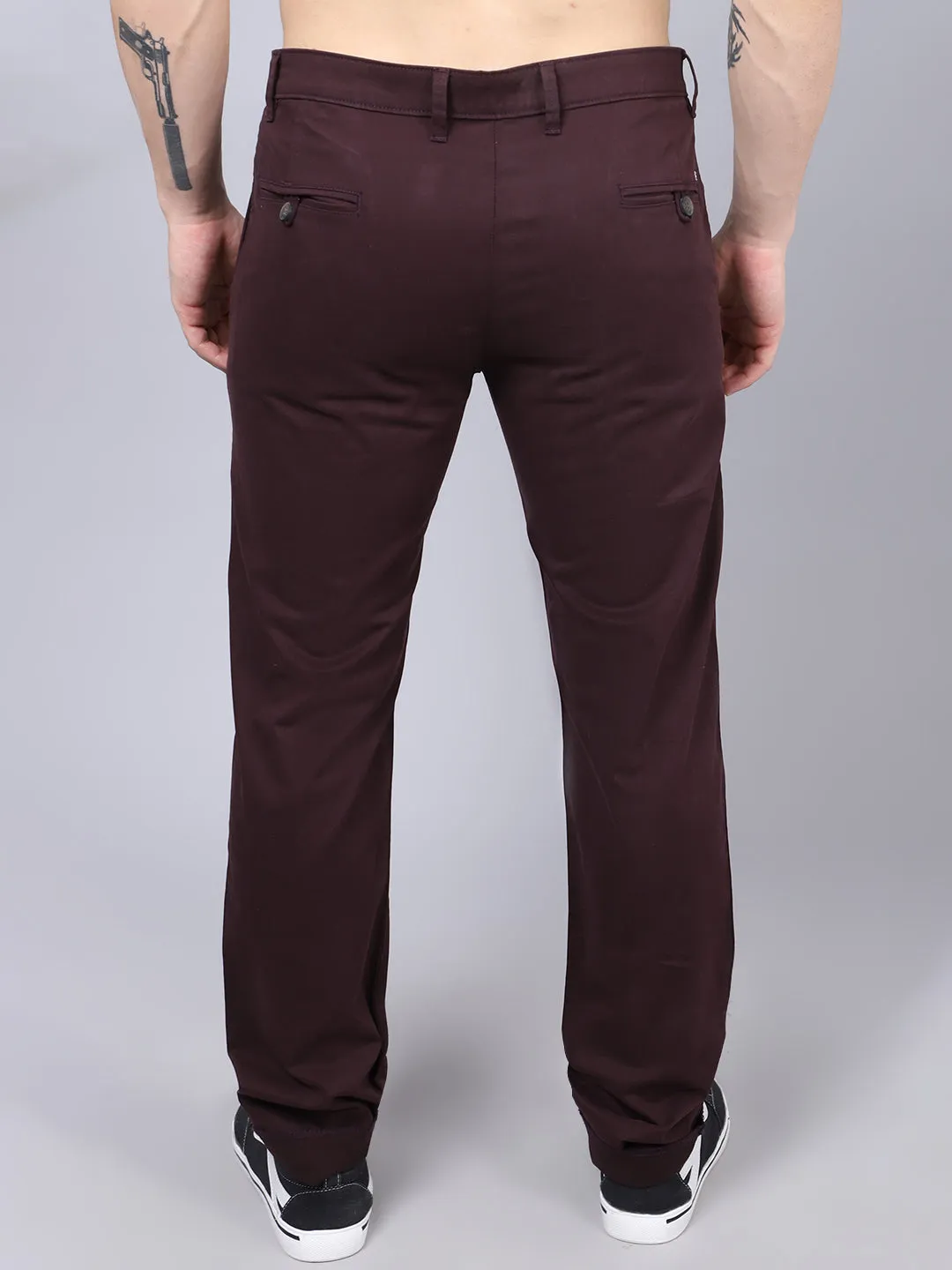 Mens Wine Trouser