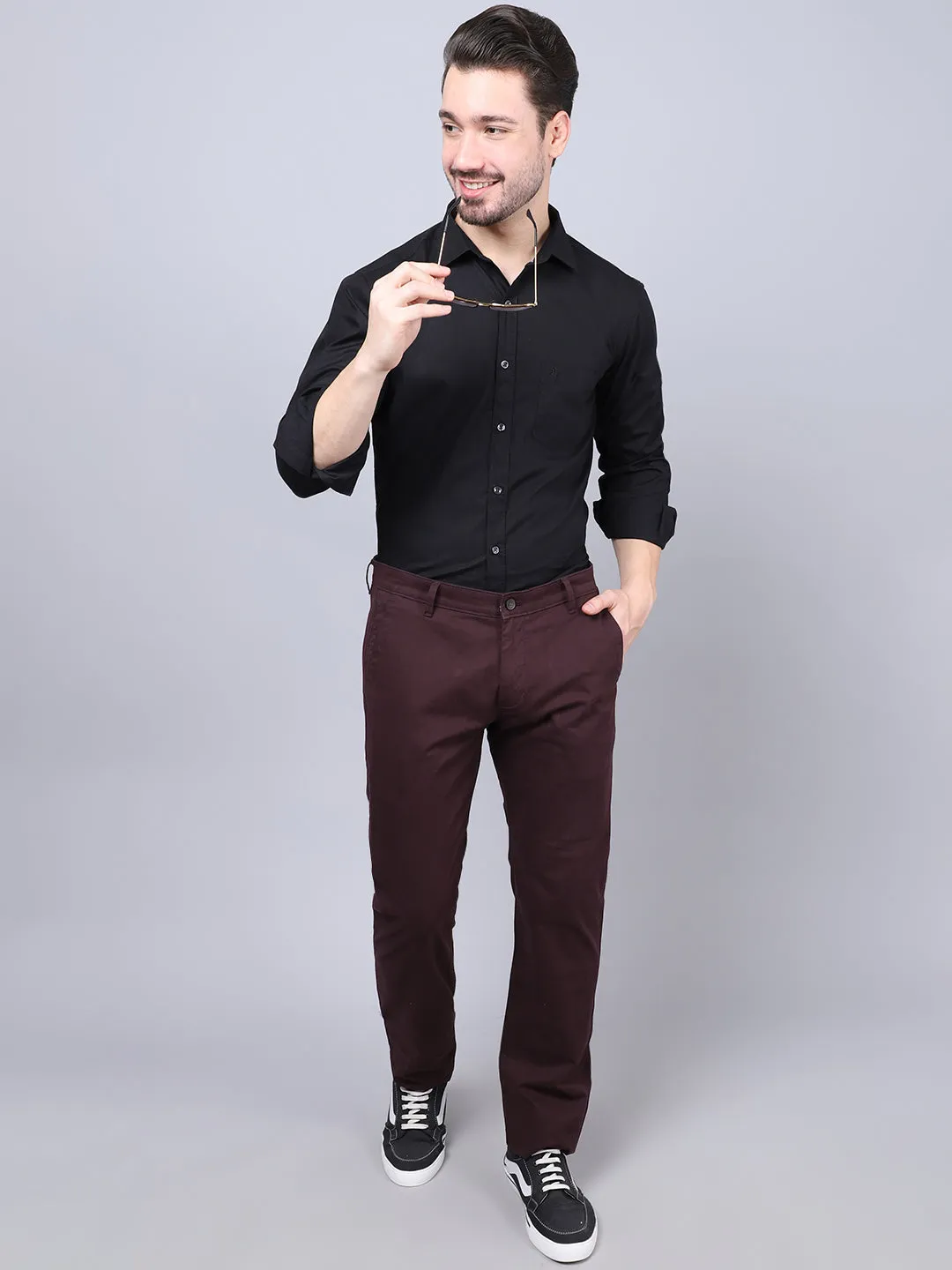 Mens Wine Trouser