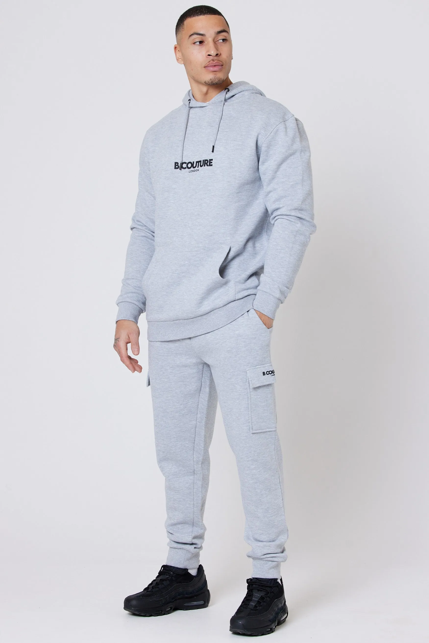 Middleton Cargo Joggers - Grey Marl