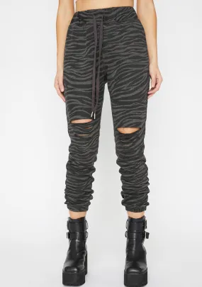 Mighty Jungle Zebra Joggers