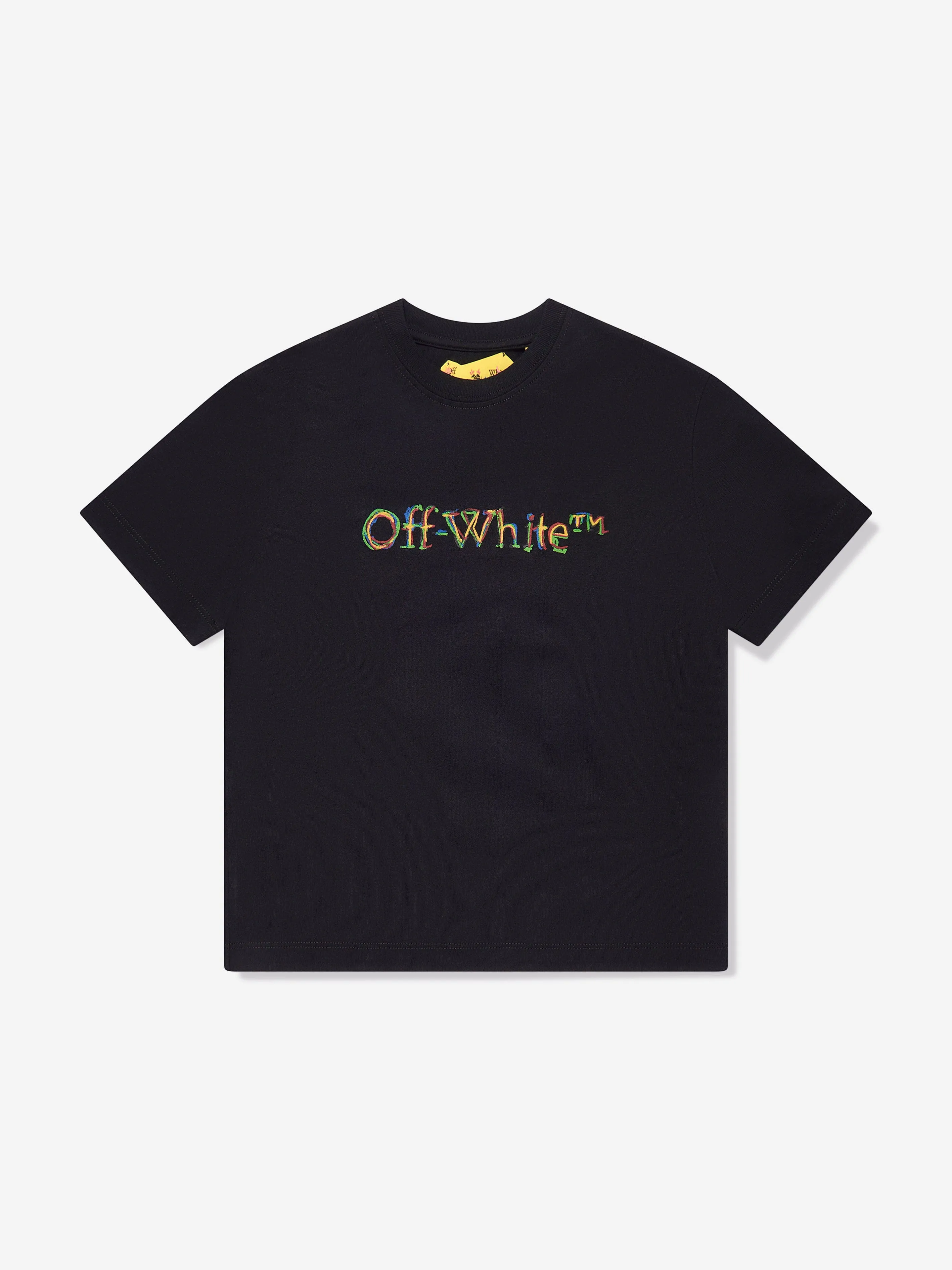 Off-White Boys Sketch Logo T-Shirt in Black