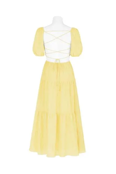 Olga Maxi Dress - Yellow