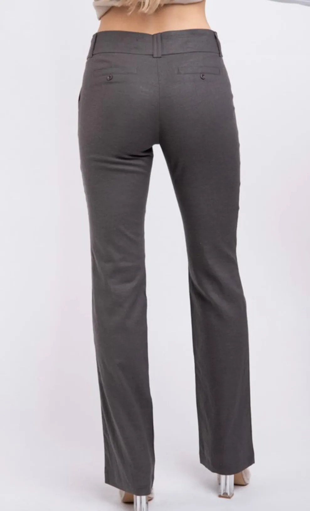 *Outlet* Kiley Dress Pants (Charcoal)