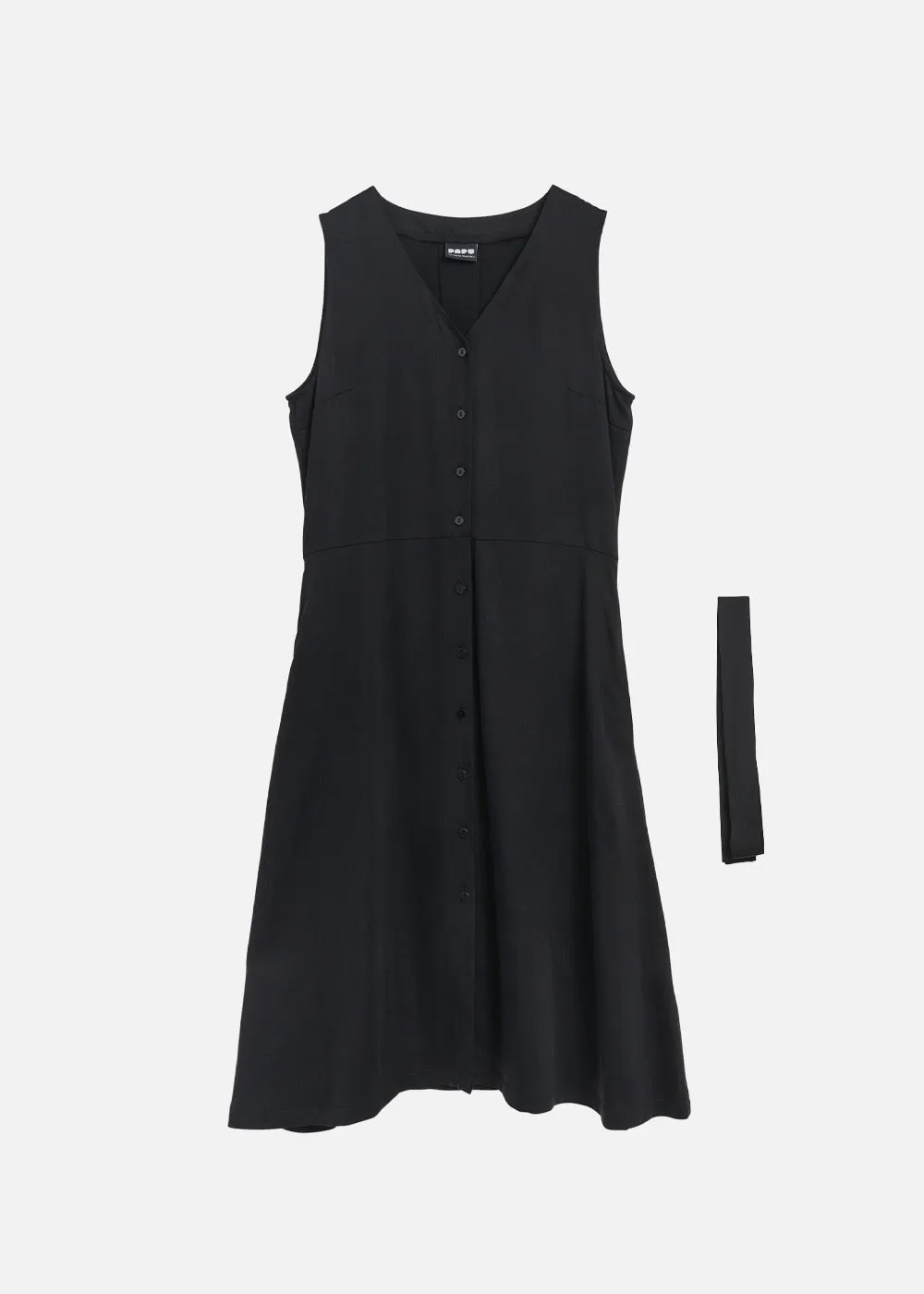 Papu V-Neck Dress Black