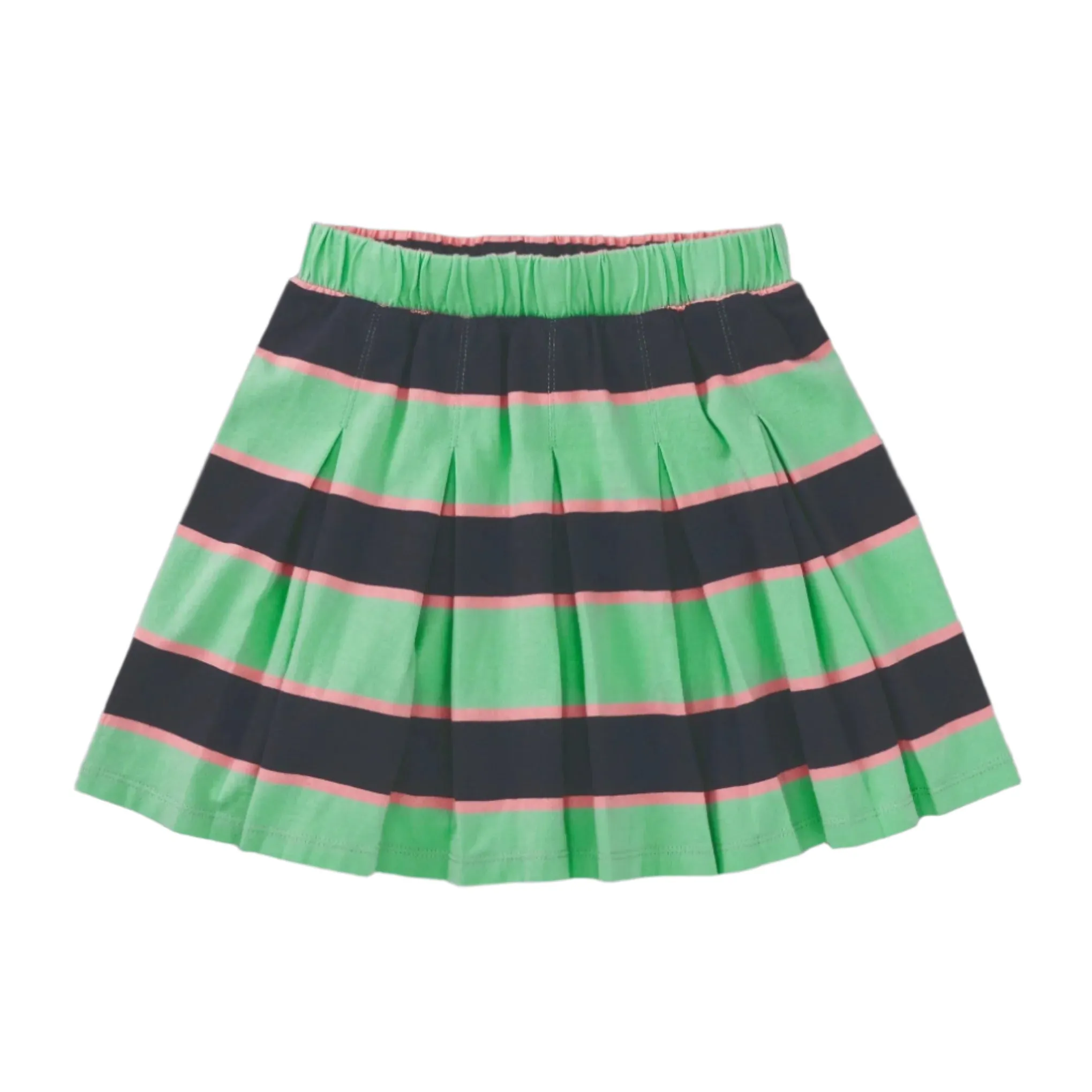 Parkside Stripe Pleated Skirt