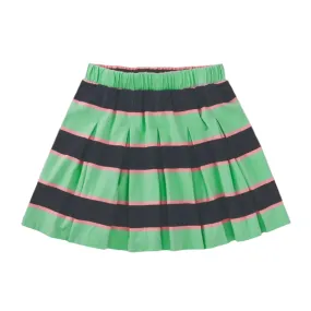 Parkside Stripe Pleated Skirt