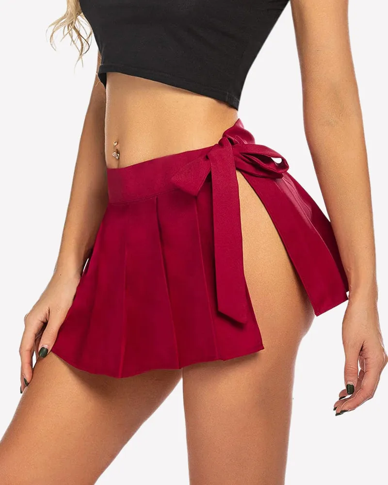 Pleated Mini Skirt Role Play Skirts