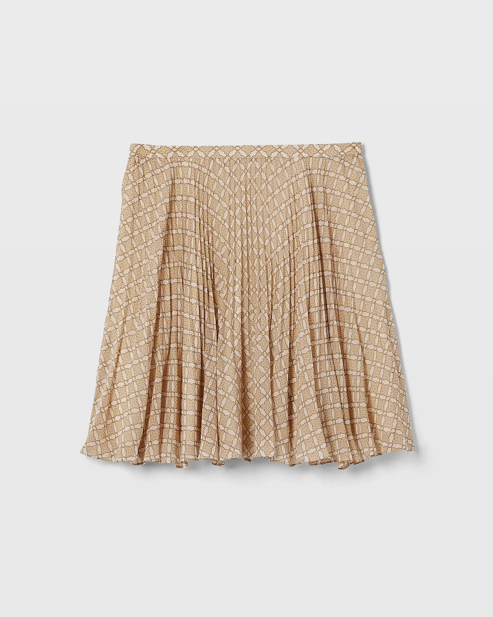 Pleated Short Skirt