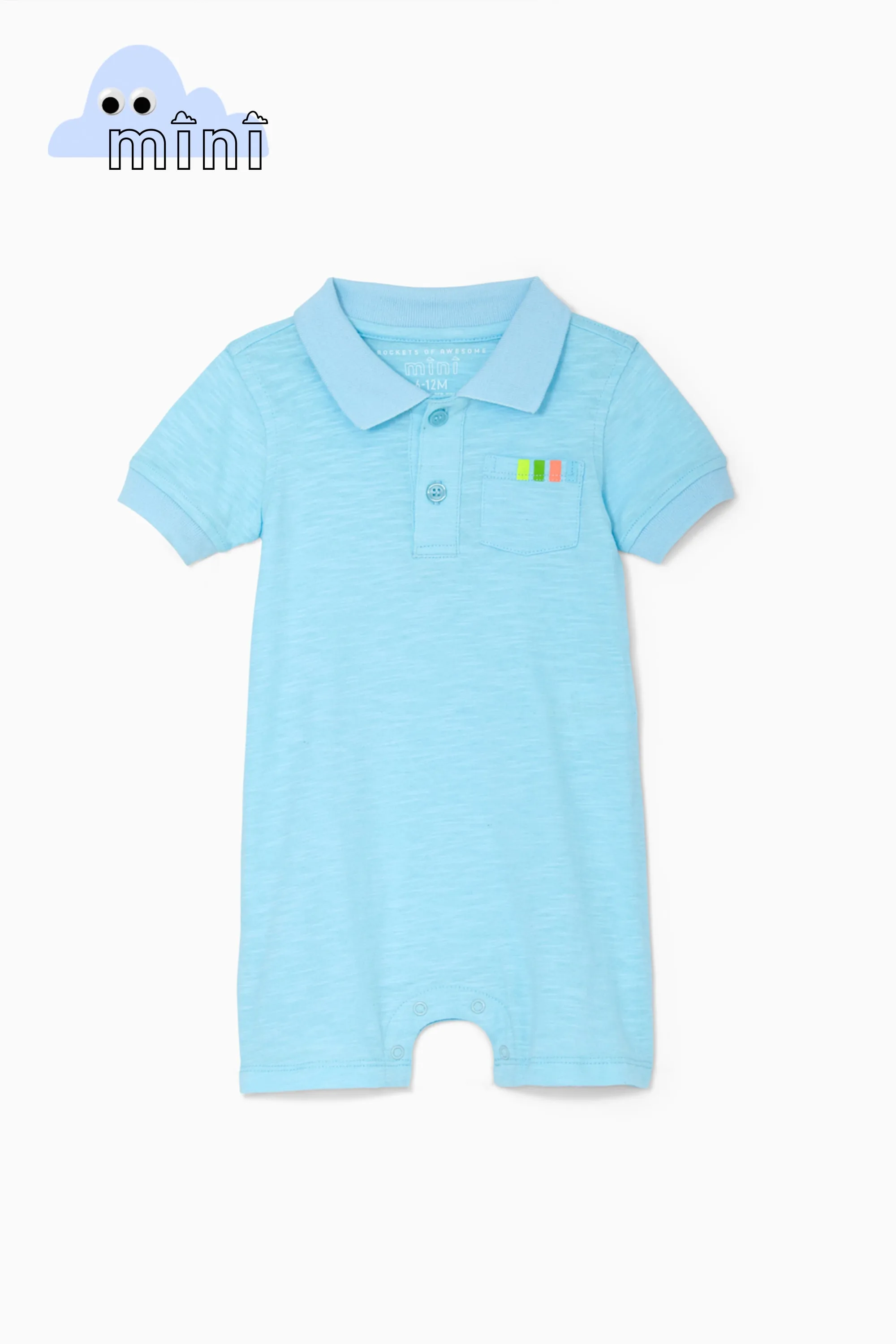 Pocket Polo Romper