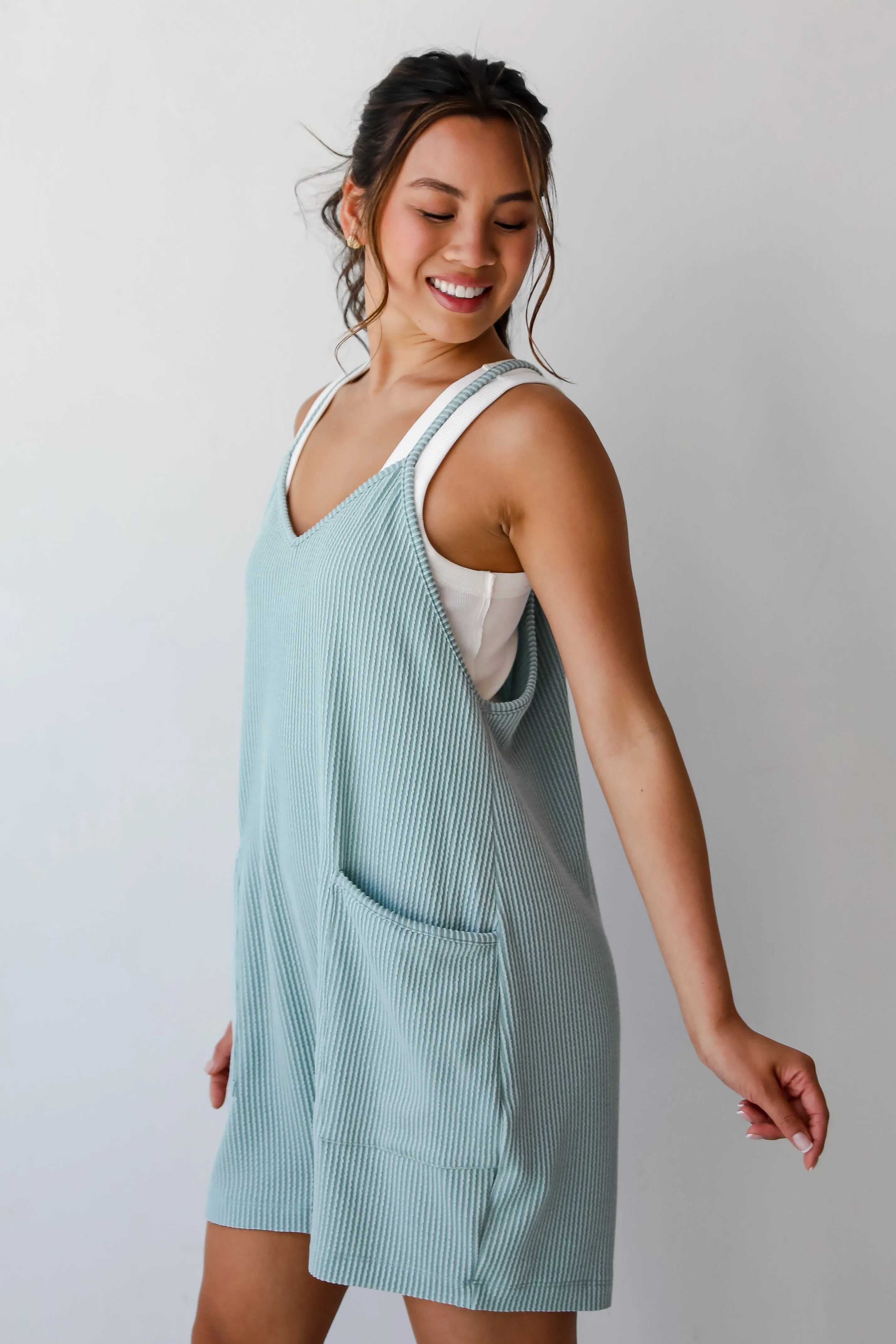 Positively Comfy Corded Romper