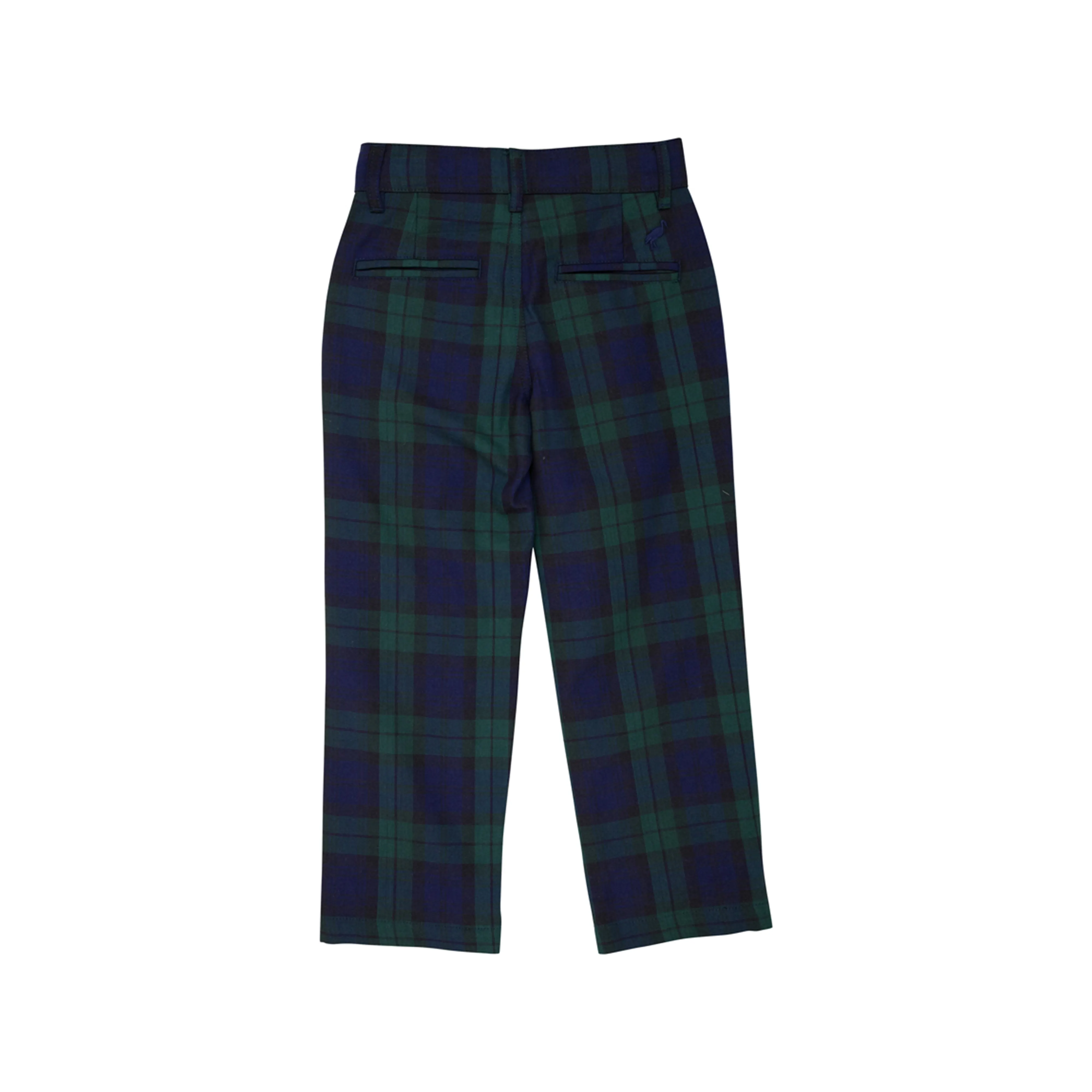 Prep School Pants - Berwick Black Watch with Nantucket Navy Stork