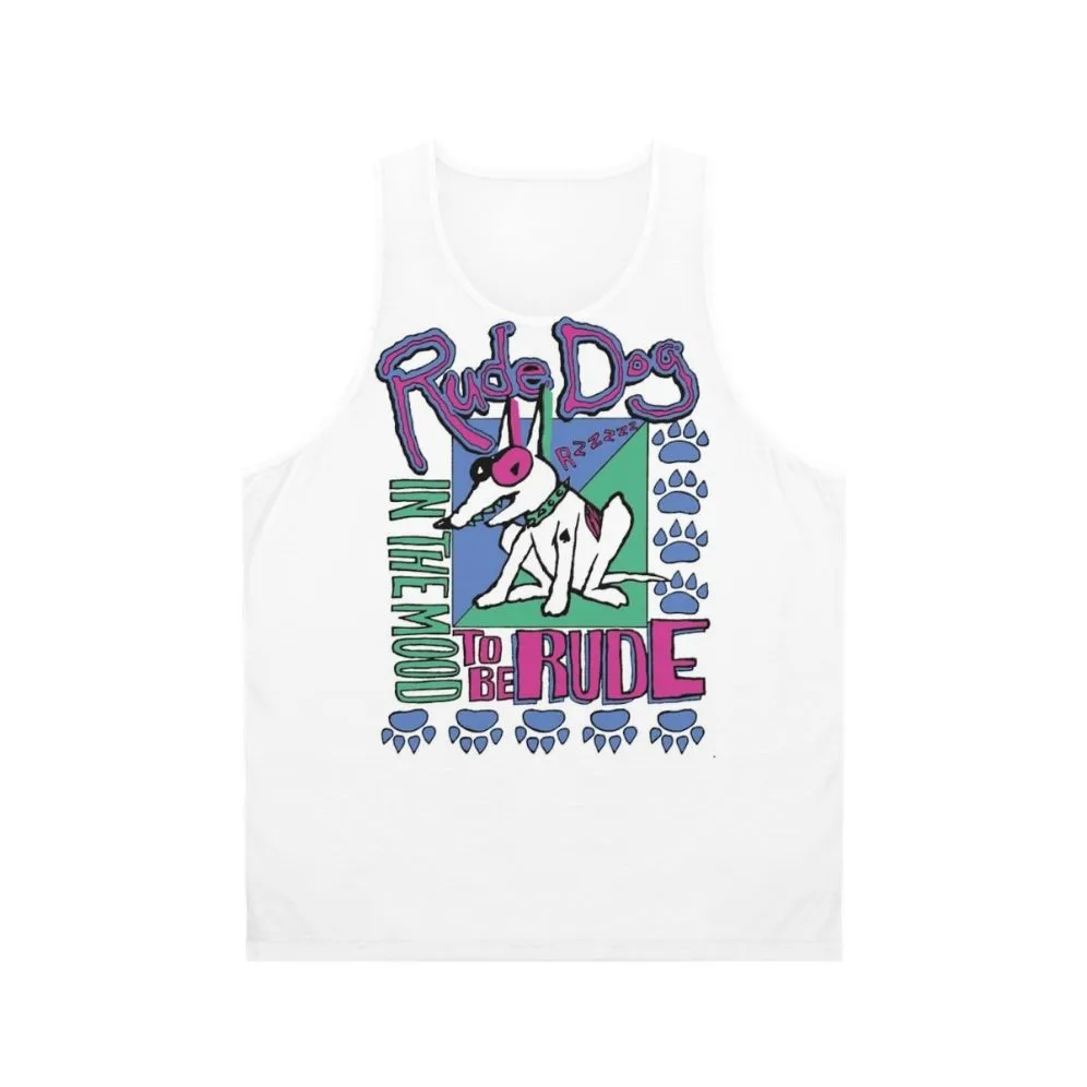 "Rude Dog and the Dweebs Unisex Retro Tank Top"