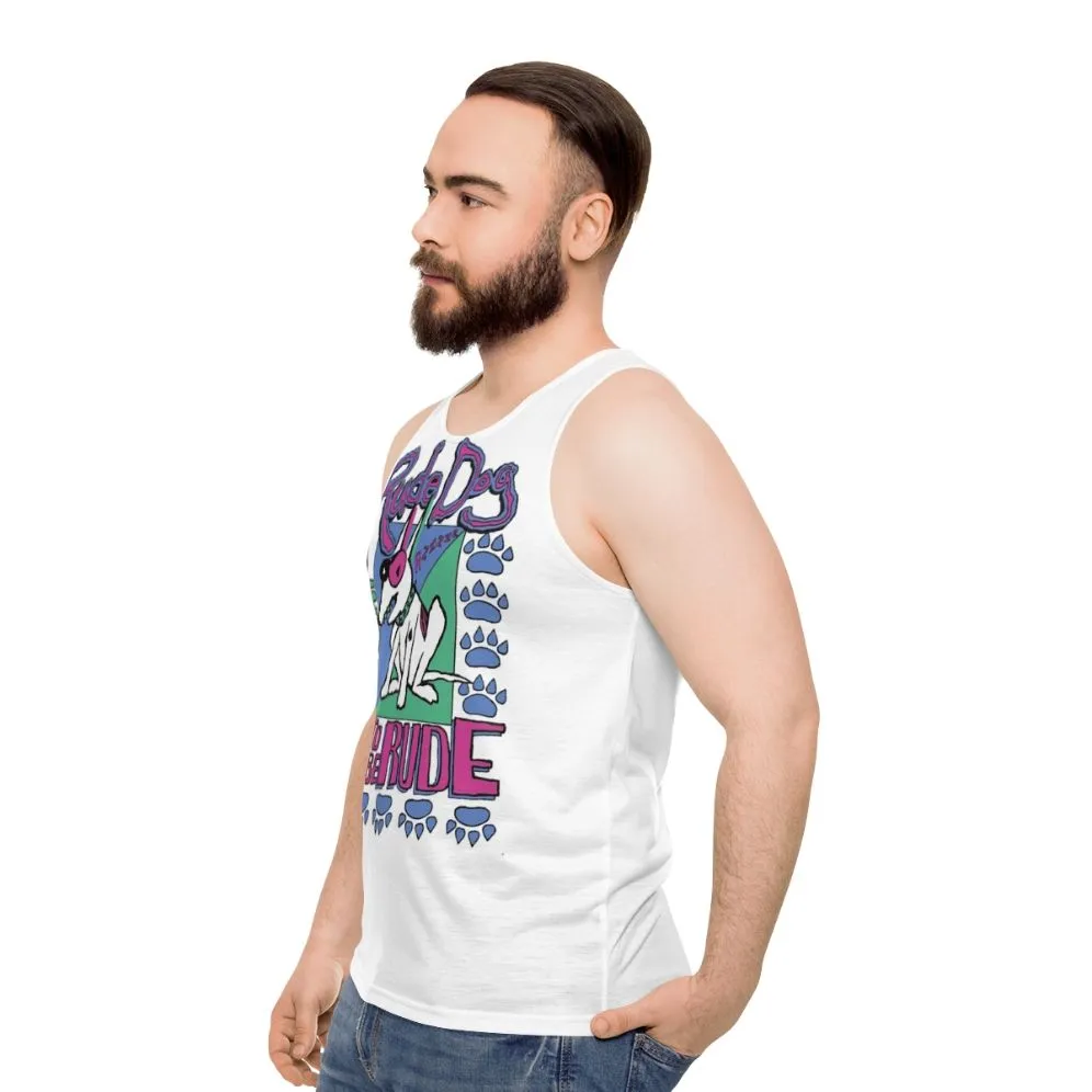 "Rude Dog and the Dweebs Unisex Retro Tank Top"