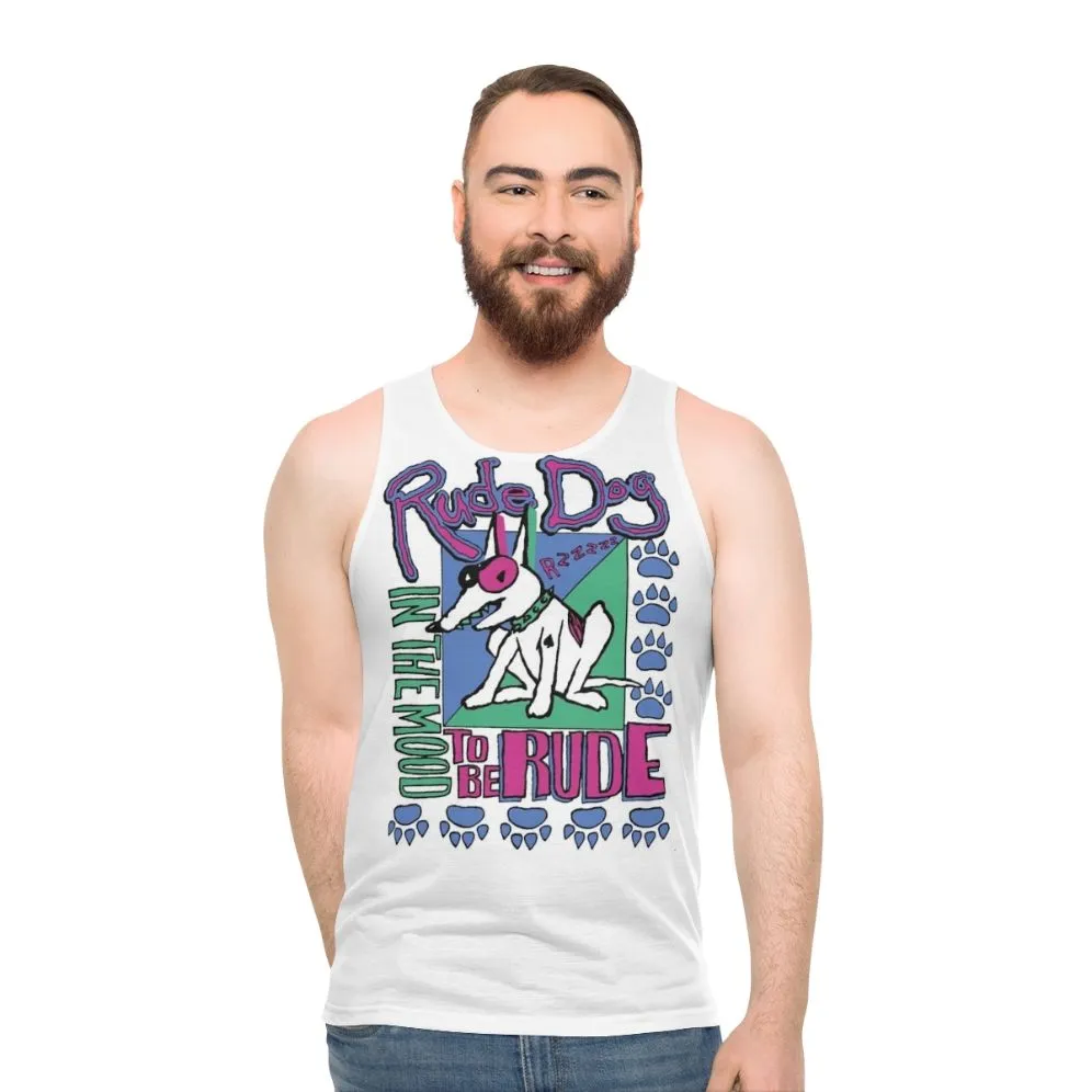 "Rude Dog and the Dweebs Unisex Retro Tank Top"